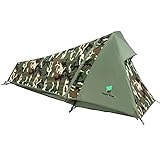 GEERTOP Bivvy Biwaksack Trekkingzelt Campingzelt Zelt Minipack Leicht - 213 x 101 x 91 cm H (1,5kg) -1 Person 3 bis 4 Jahreszeiten für Outdoor-Camping Wandern Reisen und Klettern
