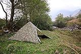 DD Hammocks - DD Pyramidenzelt - MC: wasserdichtes Camouflage-Zelt 1/2 Person, für Wandern, Rucksackreisen und Stealth-Camping-Abenteuer